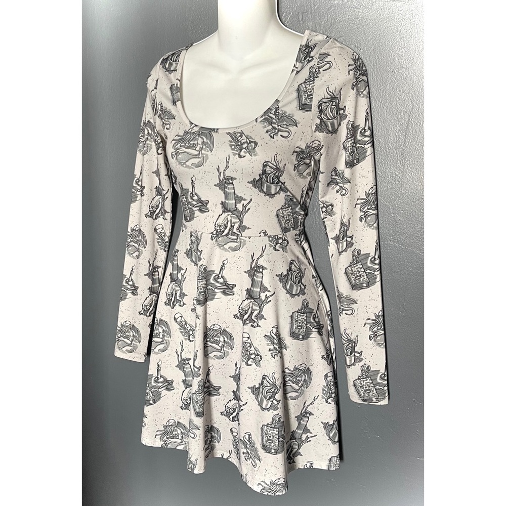Sourpuss Lovecraft Skater Dress